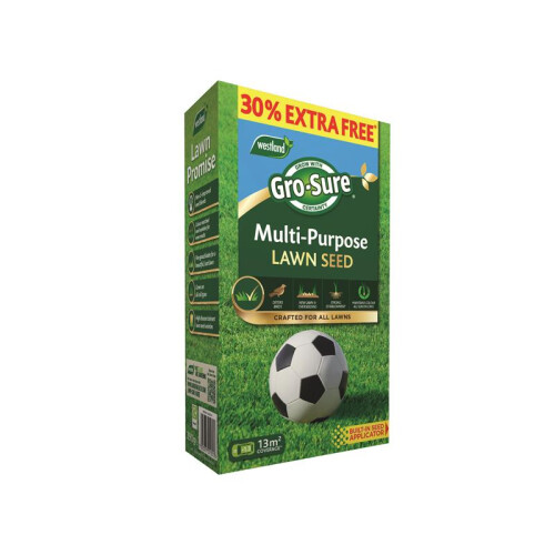 Westland Gro-Sure Multi-Purpose Lawn Seed 10m2 + 30% Free