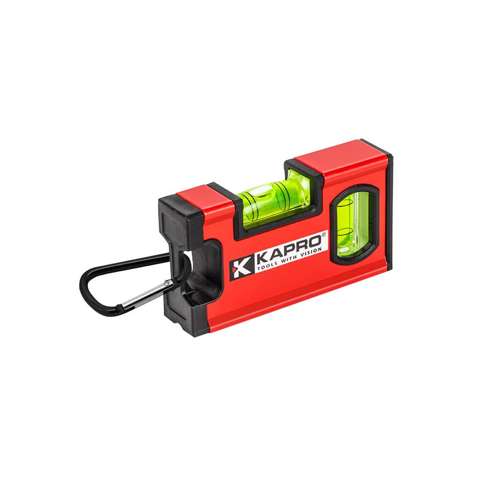Kapro 771 Twin Mini Level With Carabiner 10Cm 7290100853023