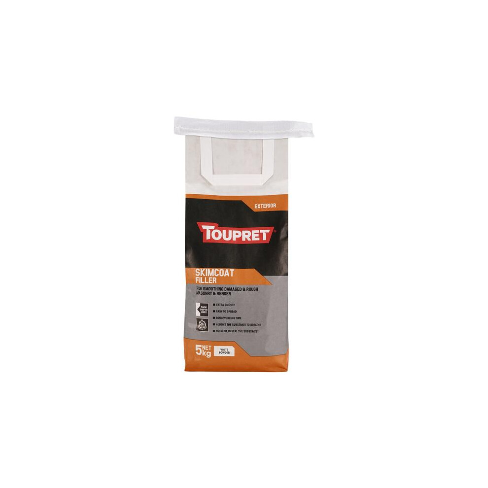Toupret Exterior Skimcoat Filler 5Kg 3178310018743