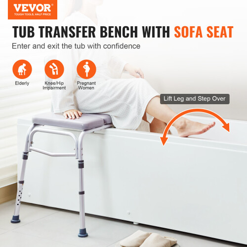 VEVOR (500 lbs) VEVOR Tub  Shower Seat 1