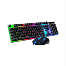 (Black) Led Computer Wired Gaming Keyboard Mouse Sets