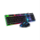(Black) Led Computer Wired Gaming Keyboard Mouse Sets 1