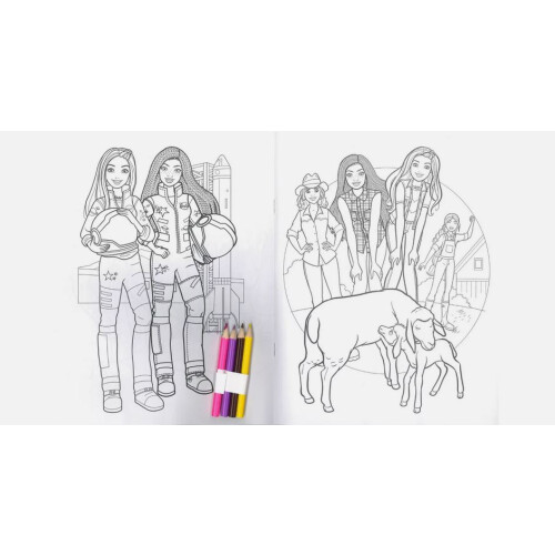 Barbie Barbie Play Pack Colouring Art Activity Set 1
