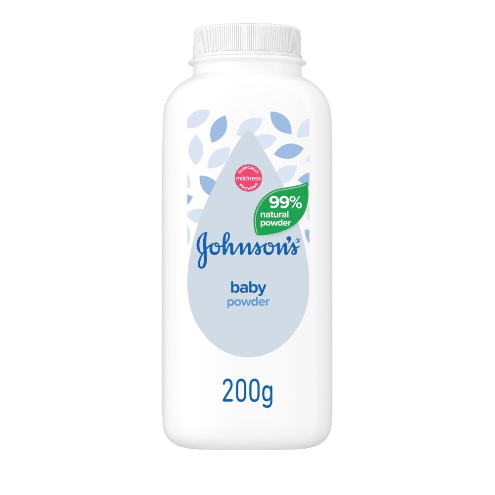 Johnson's Baby Powder Natural Cornstarch  200g ( pack of 6 )