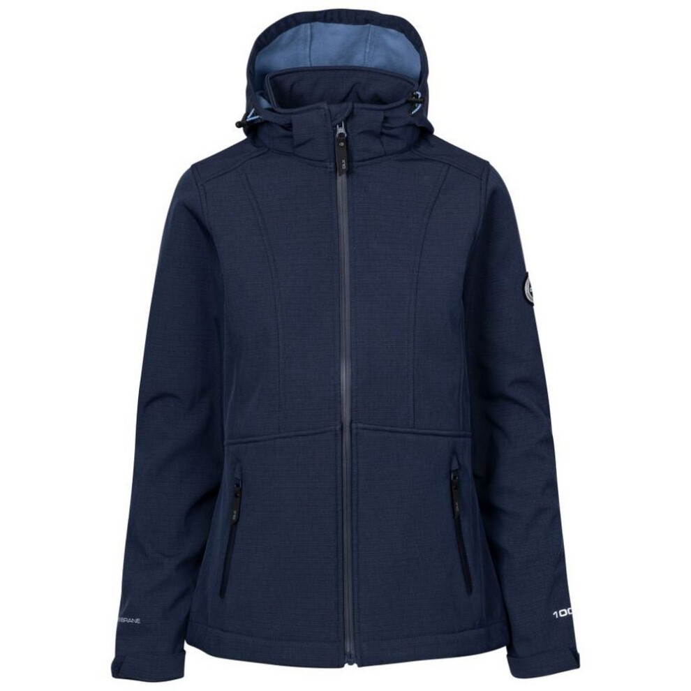 (L, Navy Marl) Trespass Womens/Ladies Christine DLX Soft Shell Jacket