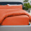 (Rust, Double) Luxury Duvet Cover with Fitted sheet & Pillow Case 4