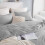 (Silver, Single) Luxury Duvet Cover with Fitted sheet & Pillow Case 4