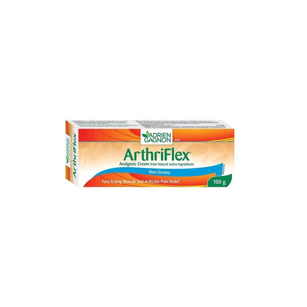 Cream Adrien Gangon Arthri Flex Analgesic Fast Acting Muscle And Arthritis Pain Relief, Helps Soothe Sore Muscles And Joints, 100G