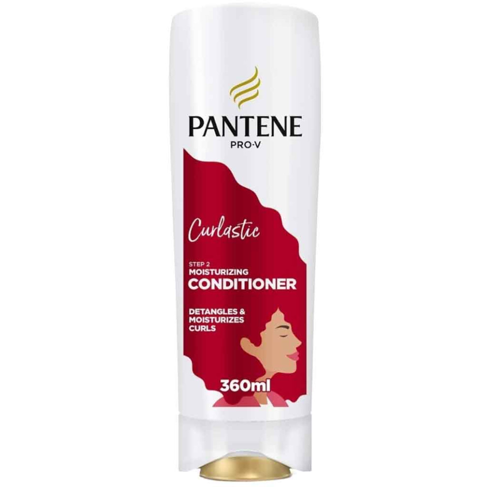 Pantene Pro-V Curlastic Sulfate-Free Moisturizing Conditioner For Curly Hair 360Ml: Hydration And Definition For Curls