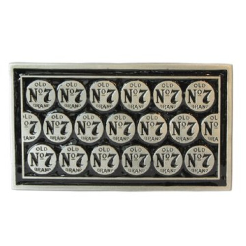 Jack Daniels Jack Daniel's Old No. 7 Black Buckle With Belt