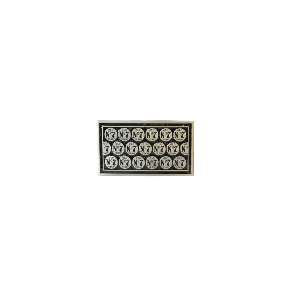 Jack Daniels Jack Daniel's Old No. 7 Buckle With Belt Black