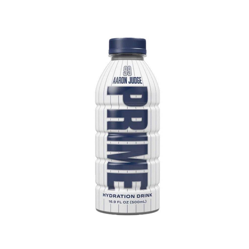 Prime Hydration Aaron Judge White Bottle IN HAND NOW