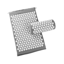 (Grey) Yoga Massage Mat Cushion Acupressure Mat