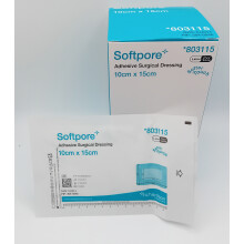 Softpore 10x15 cm Adhesive Surgical Dressings - Box of 50 (R3803115)