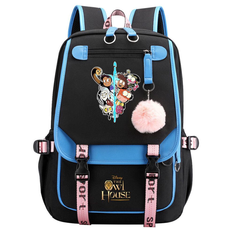 The Owl House Backpack Student School Bags Women Girls USB Shoulder Travel Bags-as the picture-46cmx29cmx16cm