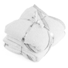 (White) GEEZY 2 x Hooded Baby Towel 100% Cotton Bath Wrap Baby Shower Gifts Boy Girl