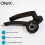 (Matt Black) ONYX Twirl Push Button Privacy Lever Door Handle 5