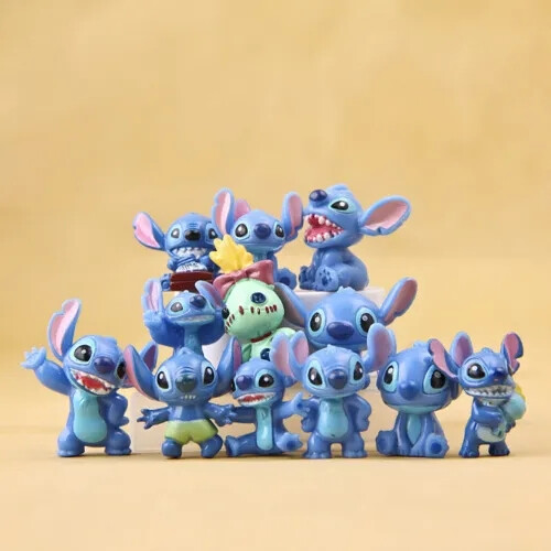 12Pcs Stitch Anime Lilo & Stitch Action Figure Συλλεκτικό παιχνίδι Παιδιά Xmas δώρο 2