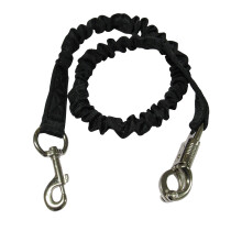 (Pair of Black) Quick Release Bungee Trailer Ties X2