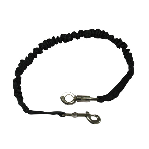 (Pair of Black) Quick Release Bungee Trailer Ties X2 2
