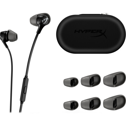 HP Ecouteurs de jeu HyperX Cloud Earbuds II - Noir - Pour jeu mobile - Micro intégré 2