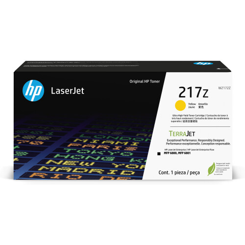 HP Toner Laser - HP - 217Z - Jaune - Compatible - 1 Unité 1