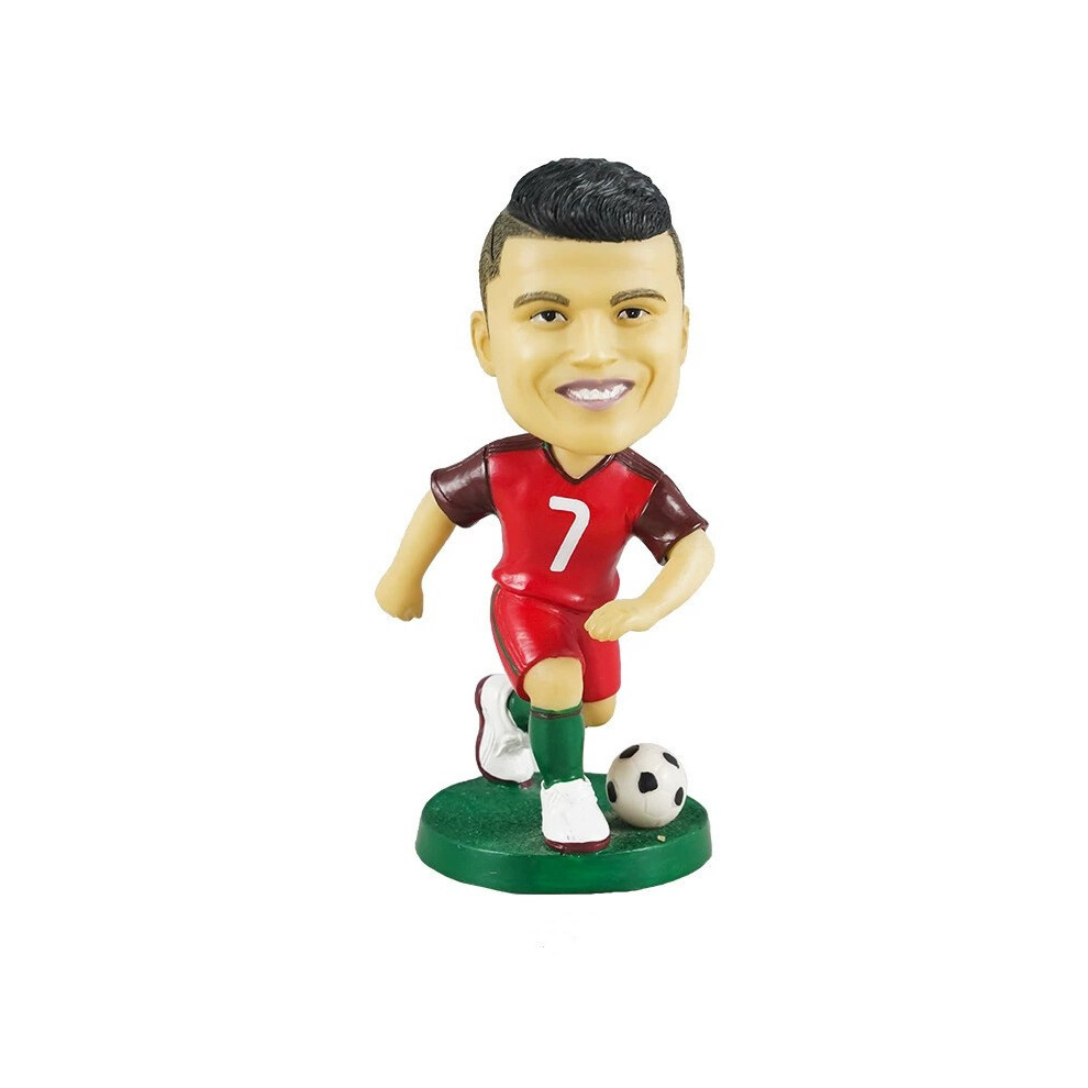 (Cristiano Ronaldo) Football Soccer Players Action Figure Model Doll Cars Ornaments Fans Gift