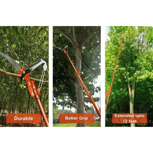 Extendable Telescopic Garden Lopper Tree High Branch Pruner Cutter Saw 2