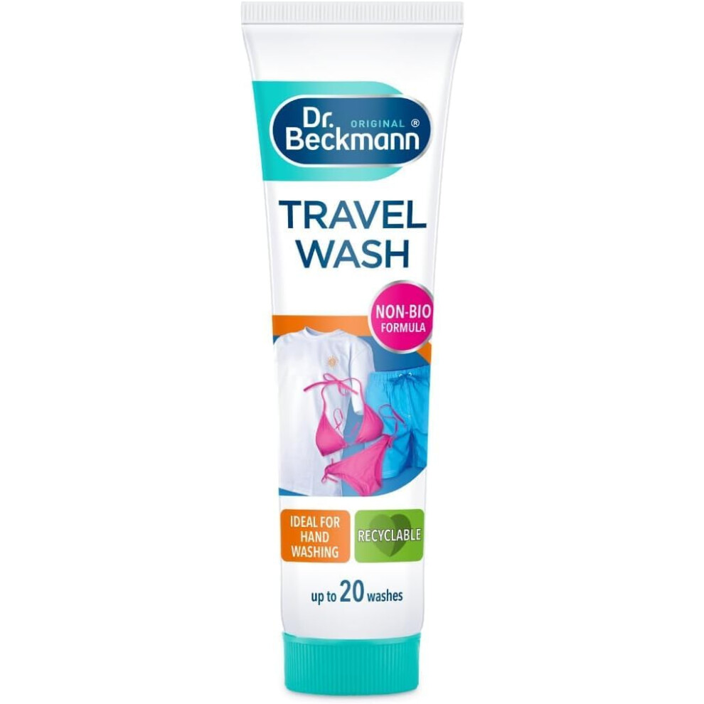 Dr Beckman Travel Wash Clean laundry & hand wash up to 20 washes 100ml