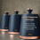 Tower Tower Blue Cavaletto Kettle Toaster Microwave Breadbin Canisters 5
