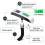 Digital Luggage Scale, Handheld Suitcase Scale with Backlit LCD Display, 110 lbs/50kg with Temperature Sensor for Travel 3