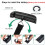 Digital Luggage Scale, Handheld Suitcase Scale with Backlit LCD Display, 110 lbs/50kg with Temperature Sensor for Travel 4