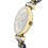 Armani ARMANI WOMEN'S WATCH AR2076 SILVER GOLD STRAP WHITE DIAL GOLD CASE 3