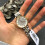 Armani ARMANI WOMEN'S WATCH AR2076 SILVER GOLD STRAP WHITE DIAL GOLD CASE 7