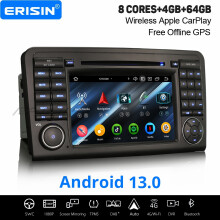 8-Core Android 13 Car Stereo Mercedes-Benz ML/GL-Class W164 X164 64GB Satnav DAB+ CarPlay WiFi OBD2