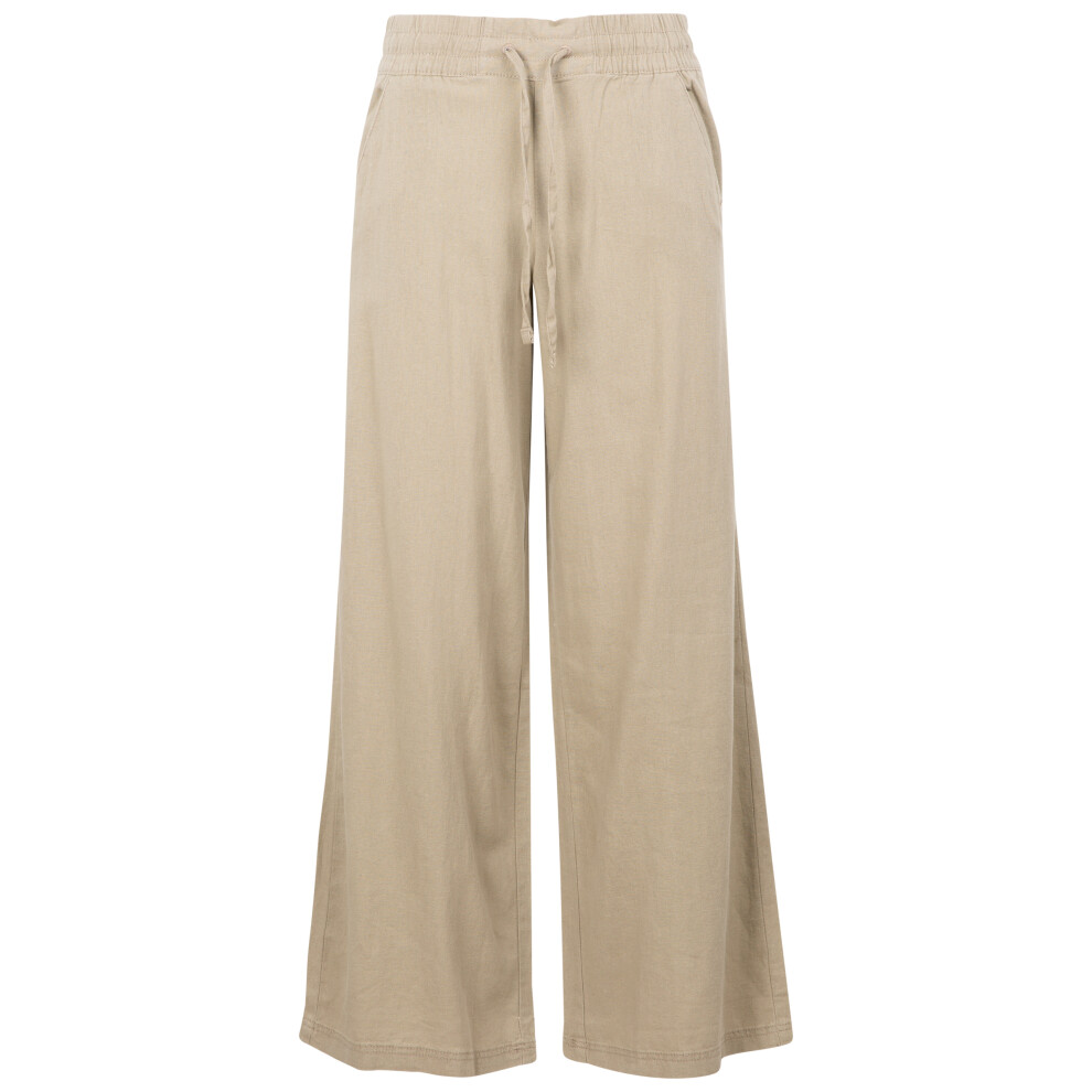 (6, Dark Mushroom) Trespass Womens Trousers Wide Leg Zinny