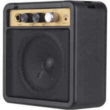 Amplifier,Mini Guitar Amplifier Amp Speaker 5W with 6.35mm Input 1/4 Inch Headphone Output Support Volume Tone Adjustment