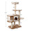 Casart Wooden 5-tier Cat Tree Cat Play Tower Activity Center Scratching Posts 2
