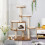Casart Wooden 5-tier Cat Tree Cat Play Tower Activity Center Scratching Posts 8