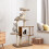 Casart Wooden 5-tier Cat Tree Cat Play Tower Activity Center Scratching Posts 11