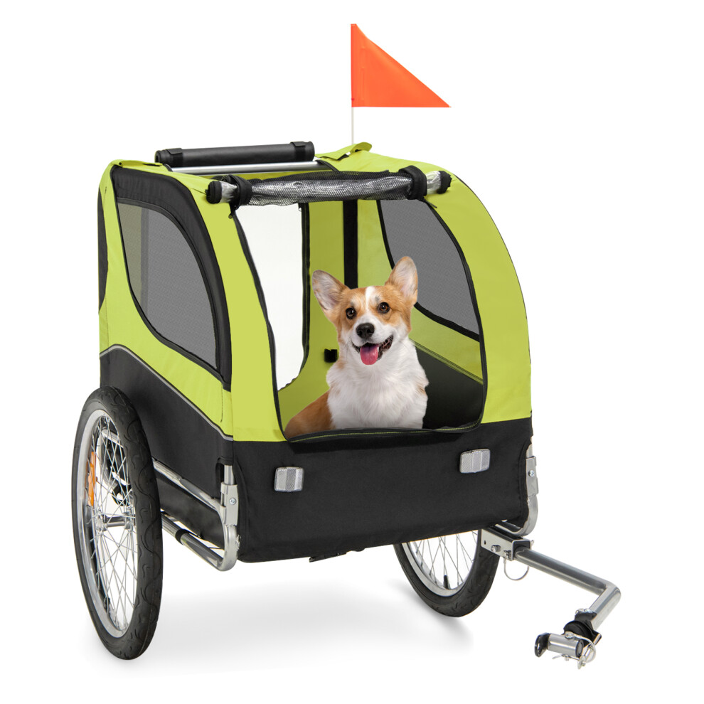 Dog Bike Trailer Folding Pet Bicycle Cart Wagon Carrier Pet