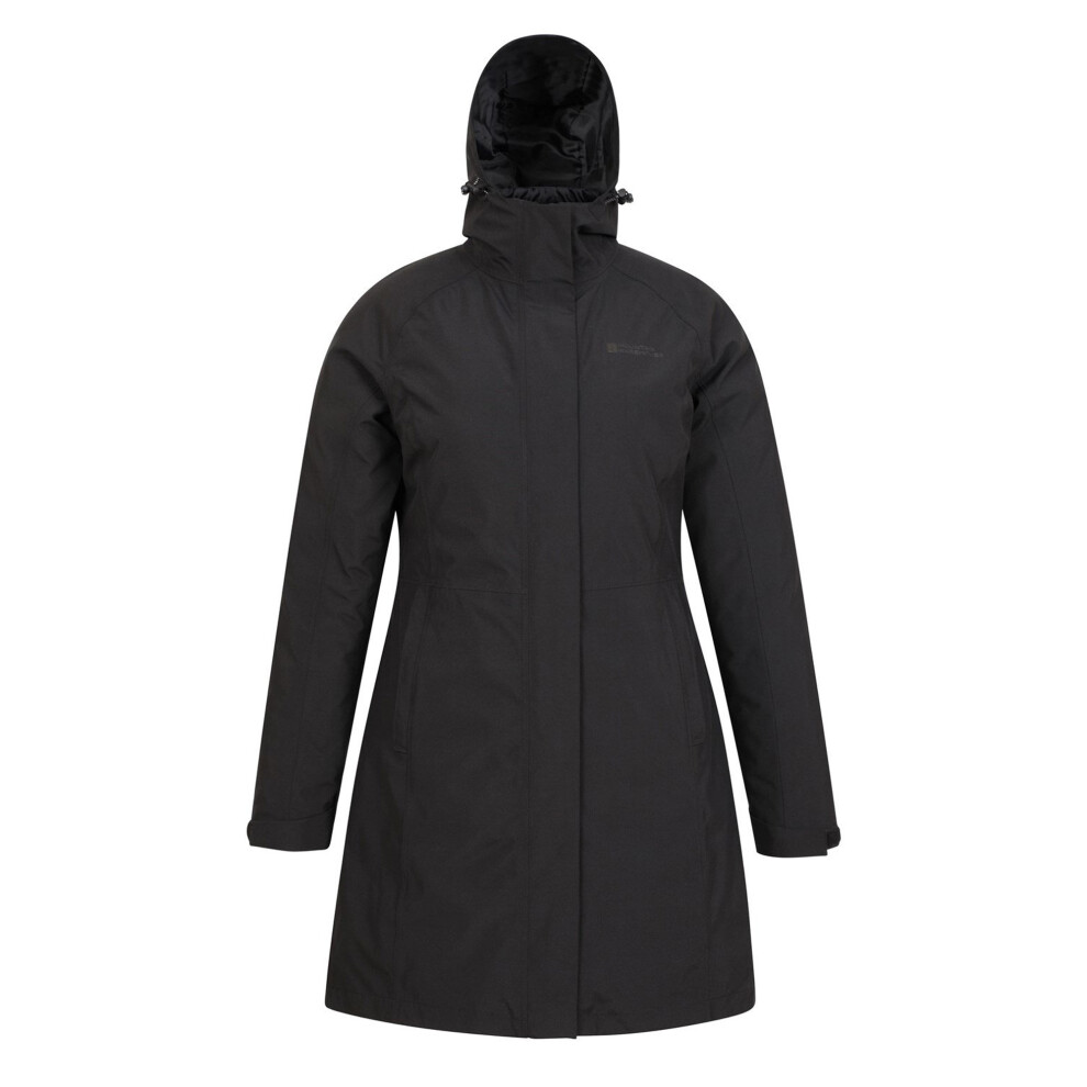 (22 UK, Jet Black) Mountain Warehouse Womens/Ladies Alaskan Long 3 in 1 Jacket