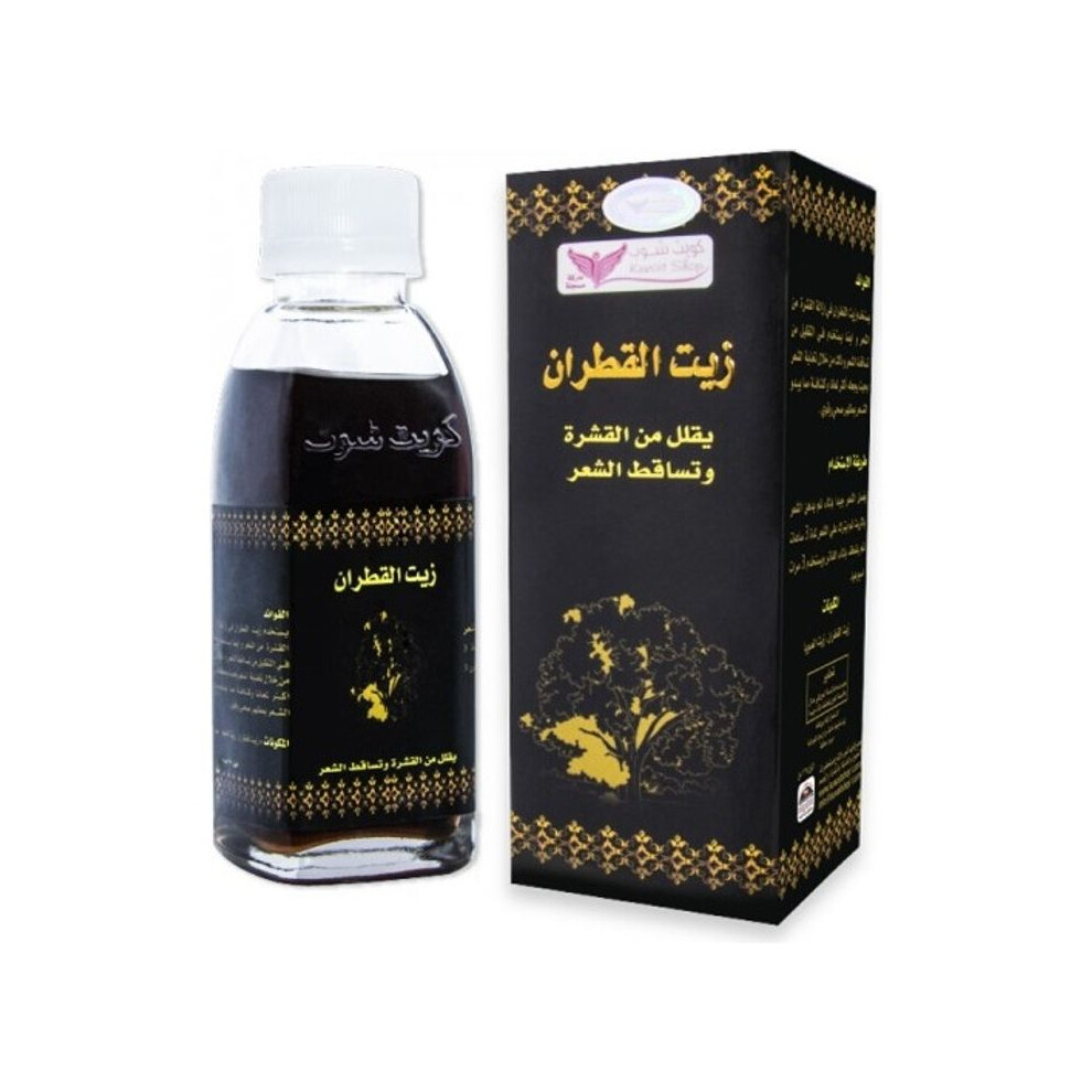 Kuwait Shop Tar Oil Black Reduces hair loss, and nourishes hair follicles Makes hair thicker and stronger  125ml