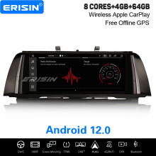 10.25" IPS 8-Core Android 12 Car Stereo For BMW 5er F10 F11 NBT DAB+ Satnav CarPlay WiFi Bluetooth 5.0 4GB+64GB