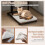 Costway C-Shaped Cat Side Table Modern Cat Tree & End Table 7