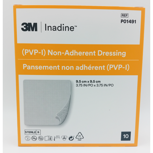 3M Inadine 9.5cm x 9.5cm Box of 10 - REF: 1491 2