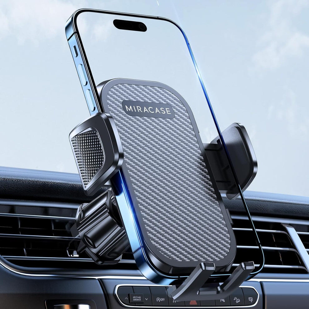 Miracase Car Phone Holder Air Vent Phone holder Cars 360° Rotation Release Car Phone Stable Hook Clip Phone Automobile Cradle iPhone Samsung etc