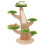 Costway 128 cm Pine Shape Cat Tree Indoor Cute Multi-level Cat Tower 1