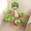 Costway 128 cm Pine Shape Cat Tree Indoor Cute Multi-level Cat Tower 3