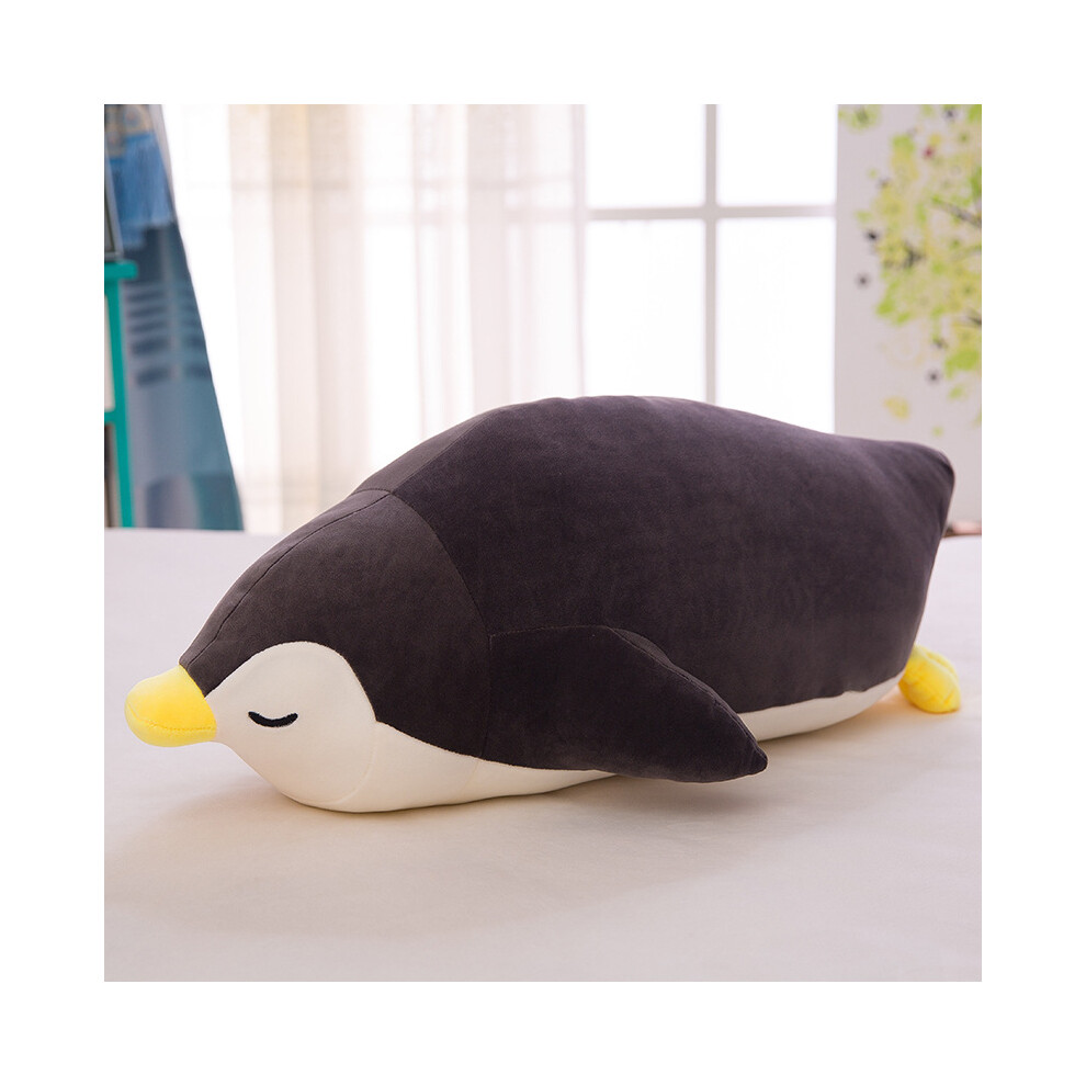 Veishet (Black, 50Cm) Adorable Penguin Plush Toy With Feather Cotton Filling Great For Cuddling
